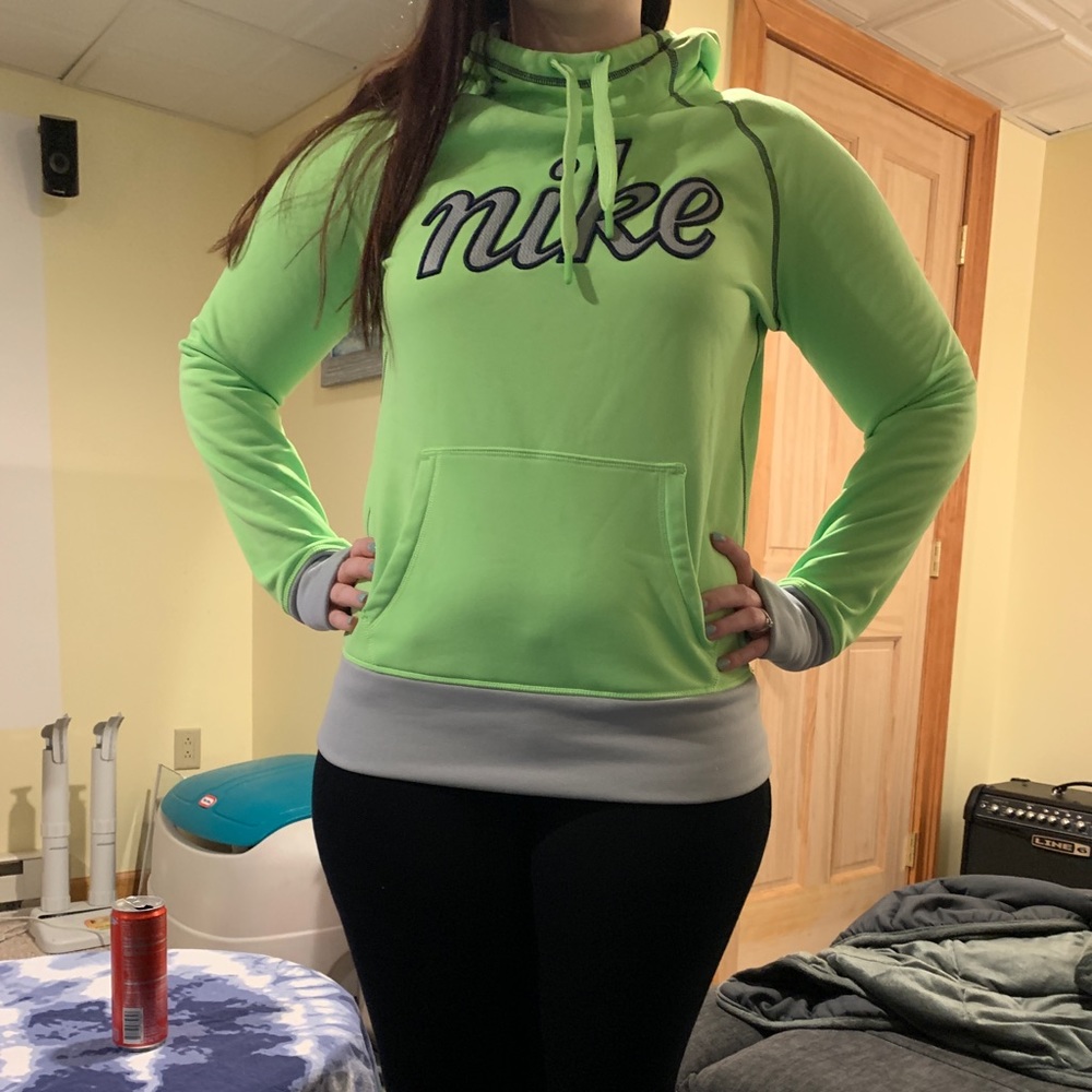 Green Nike Therma-fit Hoodie